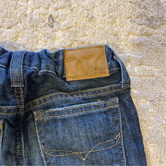 Polo Ralph Lauren Astor Slim Boyfriend 4T Girls Toddler Jeans With Patches - Picture 7 of 15